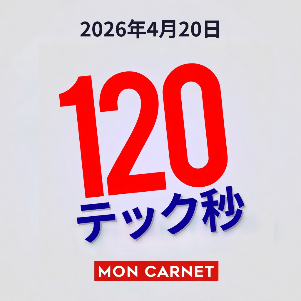 テクノロジー120秒 - 2026年4月20日 episode artwork
